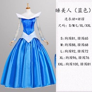 ชุดคอสเพลย์เจ้าหญิง Halloween ของ White Snow สำหรับผู้ใหญ่ ชุดเจ้าหญิง Cindrella Sleeping Beauty Fro