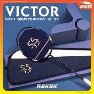 VICTOR  Bravesword 12 SE Raket Badminton Racket Original Pakej Tali + Grip VICTOR 55th Anniversary |
