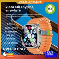 5G DW100 Pro+ /  A9 Pro / CD200 / CD20 Smart Watch Super Amoled Sim Card Wifi Camera Android App Ins