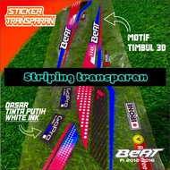 Transparent Mass Striping BEAT Fi 2012 2013 2014 2015 2016 Code T07 - Transparent UV Sticker BEat MA