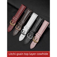 watch for men gift set for woman Tali kulit corak lychee dengan kulit lembut sesuai untuk lelaki den