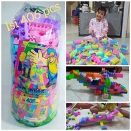 Toman Project Mainan Mr Block 336 pcs Edukasi - Brick Anak Jumbo Edukatif Blocks