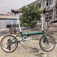 FNHON Kad1618 Ultra Light 16 Inch Aluminum Alloy Folding Bike Disc Brake Bicycle City Bike Casual Ri