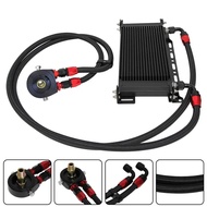 19 ROW UNIVERSAL 8AN ENGINE OIL COOLER + FILTER SANDWICH ADAPTER