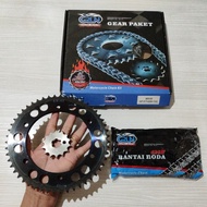 CRUN GEAR RACING PACKAGE WR-155 B3M (14T-51T/428H-132L) /WR 155 /WR155 R /GIR SET + ORIGINAL WHEEL C