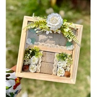DECORATIVE JEWELRY BOX | 2-IN-1 Wooden Dowry Money Box | MONEY AND RING BOX | MONEY AND RING BOX