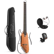 Local spot 100%Donner Travel Guitar, HUSH-I Headless Silent Guitar, Removable Frames electric guitar