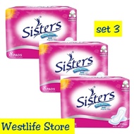 Sisters Sanitary Napkin w/ Wings Set 3