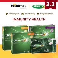 [SG] Berocca Energy Effervescent [Vitamin B & C & Minerals] 4-in-1, Mango Orange, Orange, Raspberry 