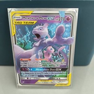 超夢與夢幻GX TAG TEAM Mewtwo & Mew GX Tag Team Pokemon Card