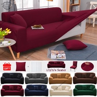 Elastic Sofa Cover Regular or L Shape Stretchable 1/2/3/4-Seater Couch Cover