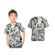 Unisex Kids T-Shirt ARMY CAMOUFLAGE 3D Full Print Art 18Design