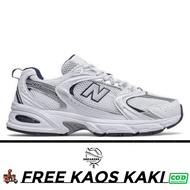SNEAKERS RUNNING R/ casual sneakers men's and women's running shoes nb 530 white silver navy indigo