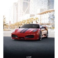 Ferrari F430 Unique Modified Engine Hood Car Sticker F12 F8 458 Sports Car Pull Flower Color Sticker