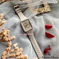 [Original] Alexandre Christie 2744 BFRRGDG Elegance Multifunction Women's Watch with Grey Dial Grey Rubber Strap