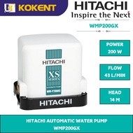 HITACHI AUTOMATIC WATER PUMP WMP200GX [200W,43L/MIN,14M,13KG]