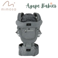 Mimosa Airplush 6-Way Hipseat Carrier -Wintry Grey (new)