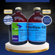 INTERFLOX 100 ML INJEKSI - Antibiotik Untuk Saluran Pencernaan dan Pernafasan Pada Hewan
