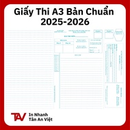 A3 Exam Paper Set, High School Literature Exam Paper Department, Grade 3 Exam Paper DL 70gms, non-sm