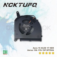 OEM GPU Fan Spare Parts For Aero 15 OLED 17 HDR Aorus 15G 17G 15P RP75XA 12V 1.0A 4 Pin Thickness 10