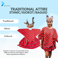 Checked Austee Ethnic Costume Igorot Set Traditional Attire in Baguio for Kids