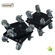MERLYMALL Furniture Dollies, Black Polyethylene Furniture Mover Dolly, Heavy Duty Moving Dolly Tools