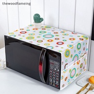 hewoodfameing Microwave Dust Cover Cartoon Tree Leaf Printed Microwave Dust Cover Oven Cover EN