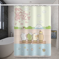 Kindergarten Early Education Door Curtain Curtain Printed Polyester Shower Curtain Cloth Bathroom Bathroom Curtain Waterproof Shower Curtain Set Door Curtain Partition Cur
