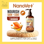 (100ml/250ml) Nanovet® Wild Alaskan Salmon Oil For Cat and Dog / Minyak Ikan Salmon Nano Vet