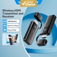 Vention Wireless HDMI Transmitter & Receiver, 1080P@60Hz Portable, 5GHz HDMI Extender, for Laptop/PC