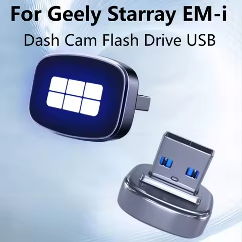 For Geely Starray EM-i Car Dash Cam DVR Flash Drive USB Sentry Mode Drive Parking Monitoring Storage