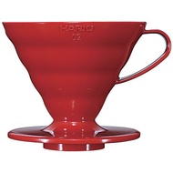 Hario Coffee Dripper V60 Size 02 Red Plastic