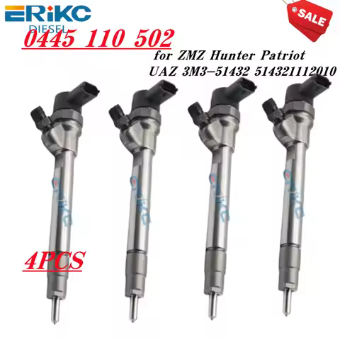 ERIKC New 0445110502 Fuel Injector 0 445 110 502 Common Rail Diesel Nozzle for ZMZ Hunter Patriot UA
