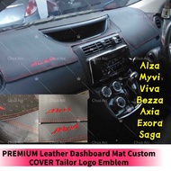 Leather Car Dashboard Sun Cover viva aruz iriz exora saga preve persona wira/MYVI/ALZA/SAGA