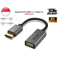 [SG LOCAL SELLER] Active Displayport DP to HDMI Monitor Adapter 4K60