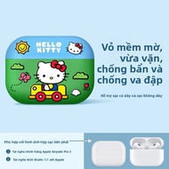 YOUSIDUN | Vỏ Giảm Âm Hello Kitty cho AirPods Pro 2 & 3 & AirPods 4