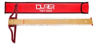 DURER T-Square for Drawing Drafting Architecture & Engineering Students - Clear Acrylic & Wooden (36