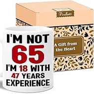 Vivulla68 Happy 65th Birthday Gifts For Men Women, 65 Birthday Mug, 65 Birthday Gifts For Men Women,