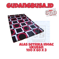 Alas setrika busa inoac 100x60x3 cm alas gosokan baju anti panas anti gosong anti geser