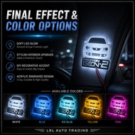 Proton Gen 2 DIY Car Pillar Light Interior LED Decorative Lamp Car Ambient Light Lamp
