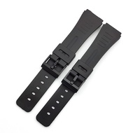 20mm 22mm Universal Black Strap Soft Silicone Watch Band for Casio Women Men Sport Rubber Wrist Belt for G-Shock Replacement Accessories