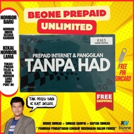 🔥SIMKAD BEONE PREPAID 0.00SEN🔥 PLAN INTERNET TERPANTAS DI MALAYSIA UNLIMITED DATA & CALL KESEMUA RAN