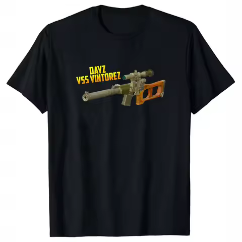 Russian Soviet VSS Vintorez Special Sniper Rifle T-Shirt 100% Cotton O-Neck Short Sleeve Summer Casu