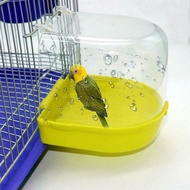 Hanging on Cage Pet Cleaning Bird Supplies Cage Accessories Bird Bathtub Parrot Bathing For Pet Shower Birdbath