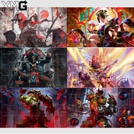 600*350*2mm DIY Flesh and Blood Playmat Self-made TCG Battle Card Mat Non-slip Rubber Mat