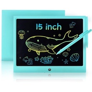 LCD Writing Tablet for Kids, 15 Inch Colorful Electronic Doodle Board, Educational Learning Kids Dra