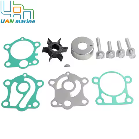 6J8-W0078-A1 Water Pump Impeller Repair Kit For Yamaha Outboard 25HP 30HP 2 Stroke 6J8-W0078 6J8-W00