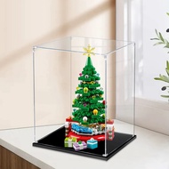 Acrylic display box Transparent case storage box FOR Lego 40338 Christmas tree