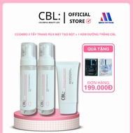 Combo 2 Foaming Makeup Remover + 1 CBL Whitening Cream | Deep Cleansing – Korean Standard Tone White
