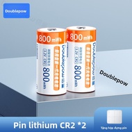 Doublepow | Bộ Pin Lithium Sạc Lại CR123A 3V Dung Lượng Cao